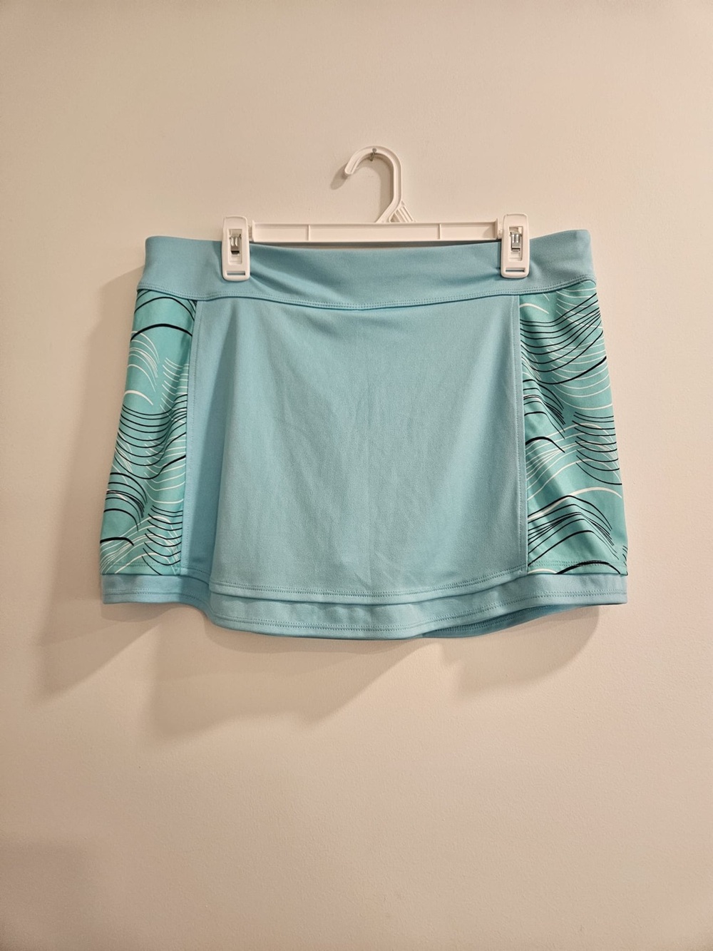 Callaway Light Blue Athletic Skort with Wave Panels